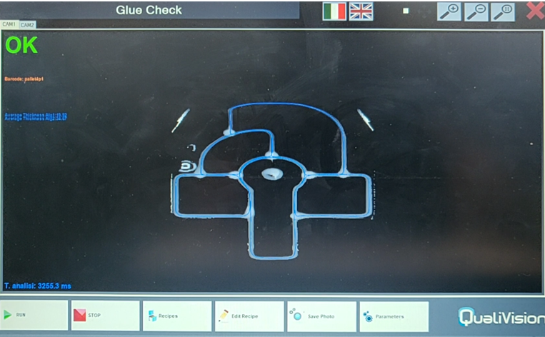 Verifica cordone di sigillante