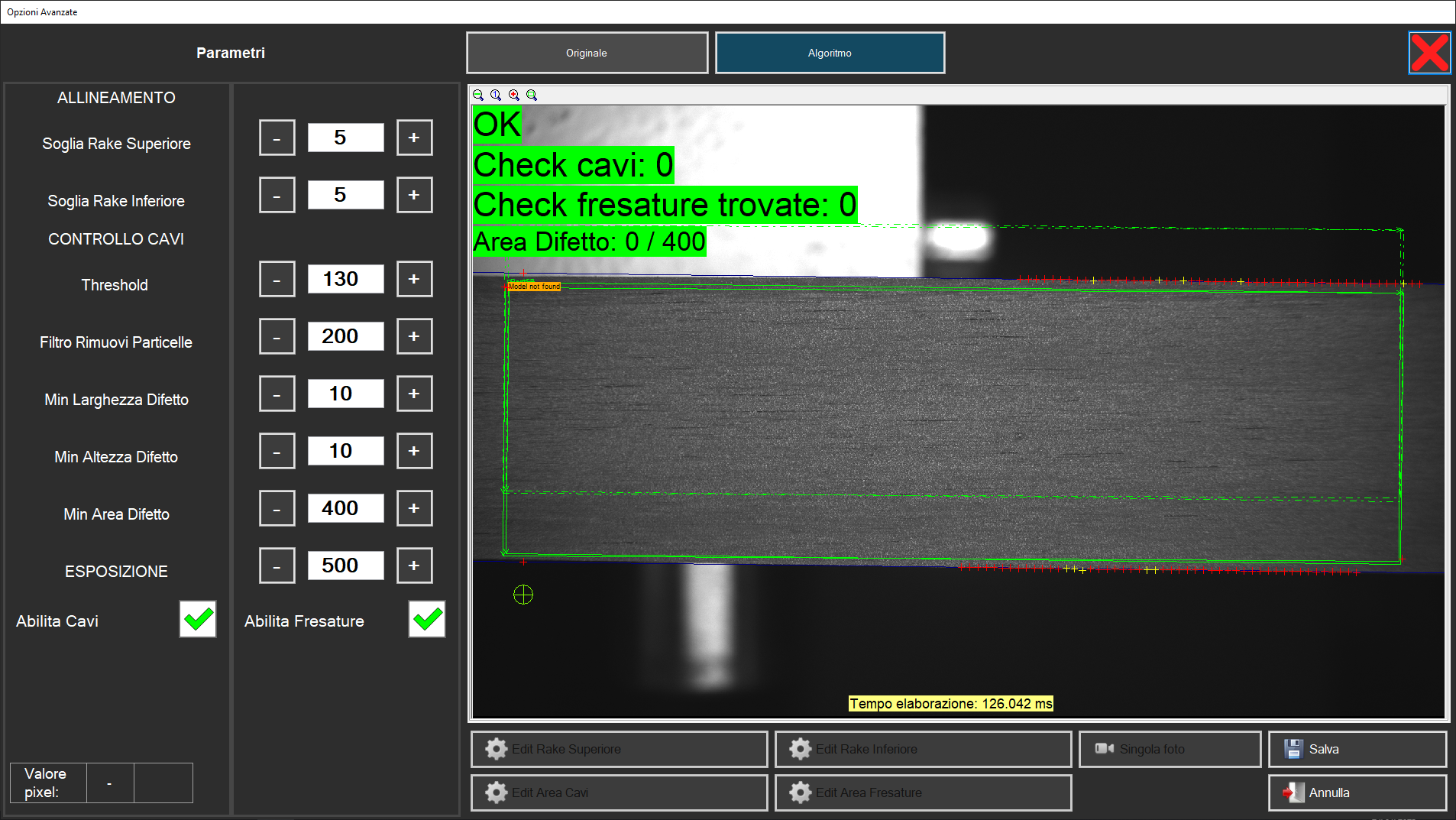 Controllo cinghia in gomma con IA